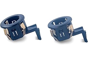 Suspenix 2pcs Park Assist Sensor Bezels, Parking Aid Assist Sensor Retainer Clips Compatible with Toyota 2007-2014 Tundra, 2010-2014 FJ Cruiser (for Rear Inner)