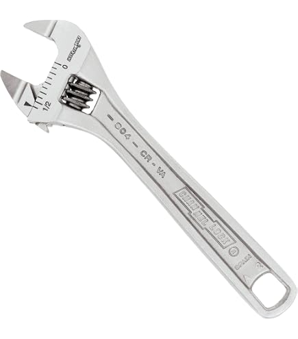 Channellock 6WCB - Chiave Regolabile WideAzz Con Apertura Extra Fino A 3,5 Cm, Zigrinatura 4 Fili E Manico Code Blue Antiscivolo