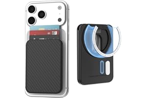 Nillkin MagSafe Wallet with Stand, Upgraded Aramid Fiber, RFID Blocking, Holds up to 3 Cards, Heavy Duty Hardshell, Magnetic 