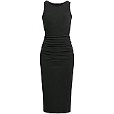 EXARUS Girls Bodycon Maxi Dress Tween Long Sleeve/Short Sleeve/Sleeveless/Spaghetti Strap Fitted Casual Formal Dresses