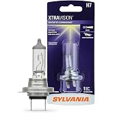SYLVANIA H7 XtraVision Halogen Headlight Bulb, High or Low Beam, 1 Bulb | Brighter High Beam, Low Beam, and Fog Light Helps to Improve Downroad Visibility