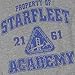 Star Trek Distressed Starfleet Academy T Shirt & Exclusive Stickers
