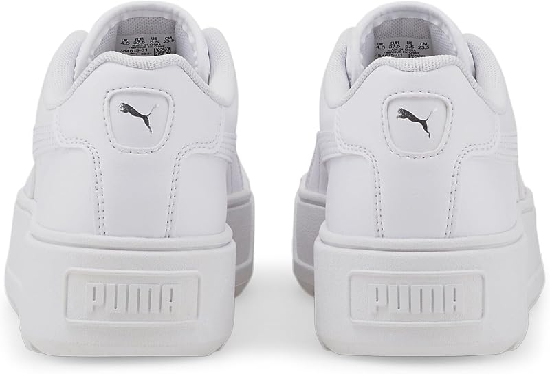 Damen Karmen L Sneakers, Puma White-Puma White-Puma Silver, 38 EU
