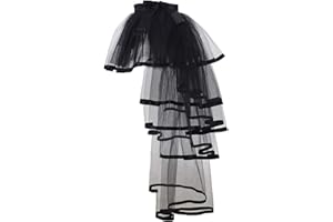 GRACEART Steampunk Tie-on Bustle Costume Tutu Lace Underskirt 110cm Length