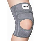 Branport Genu Motion Knee Brace, Graphene-Infused Fabric, Side Stabilizers, Petella Support for Pain Relief, Recovery, Arthritis, Hiking, Daily Activities for Men and Women (Large, RIGHT)