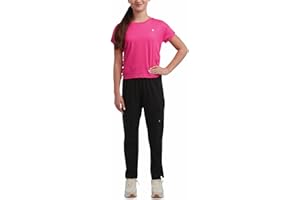 RBX Girls' Pants Set - 2 Piece Performance Ribbed T-Shirt and Woven Tech Cargo Pants - Complete Outfit Set for Girls (4-16)