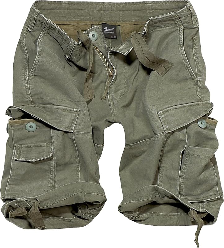 Vintage Short Gr:- L, Farbe:-Oliv