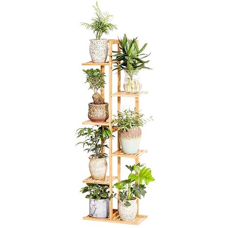 Ezzu Crafts Roll Over Image To Zoom In Bamboo 6 Tier 7 Potted