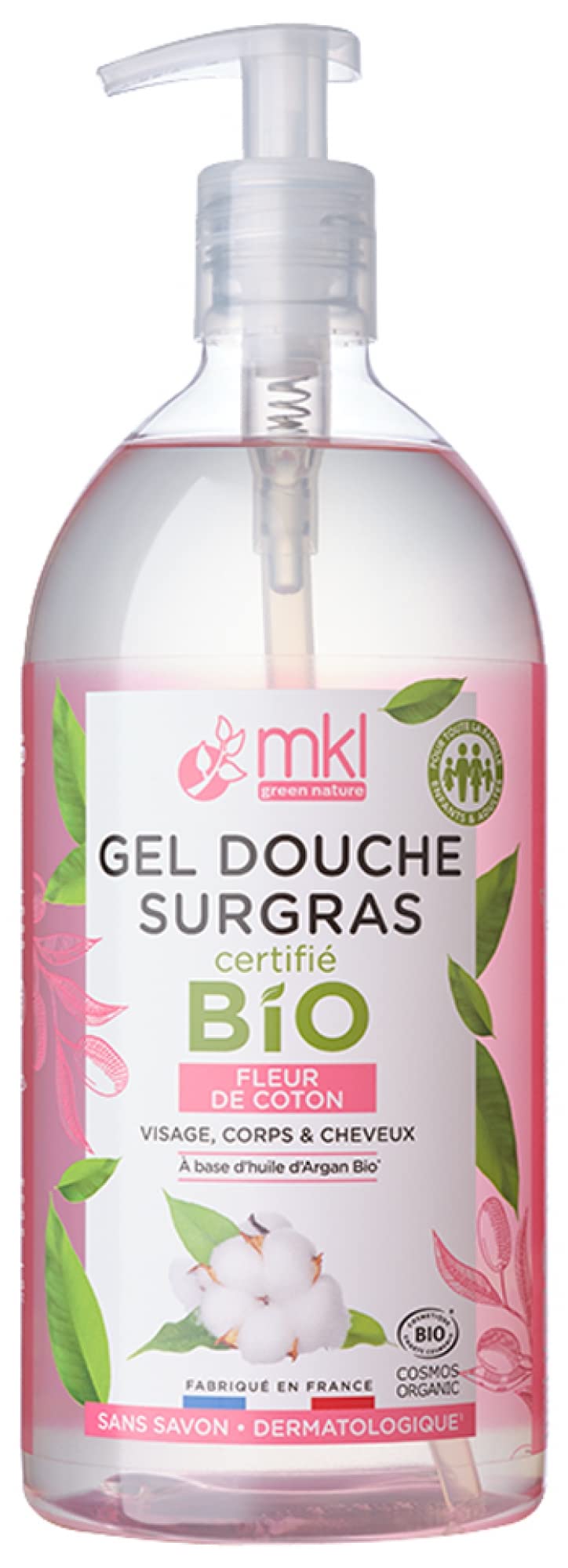 MKL Green Nature Ultra-Rich Shower Gel Cotton Flower Organic 1L