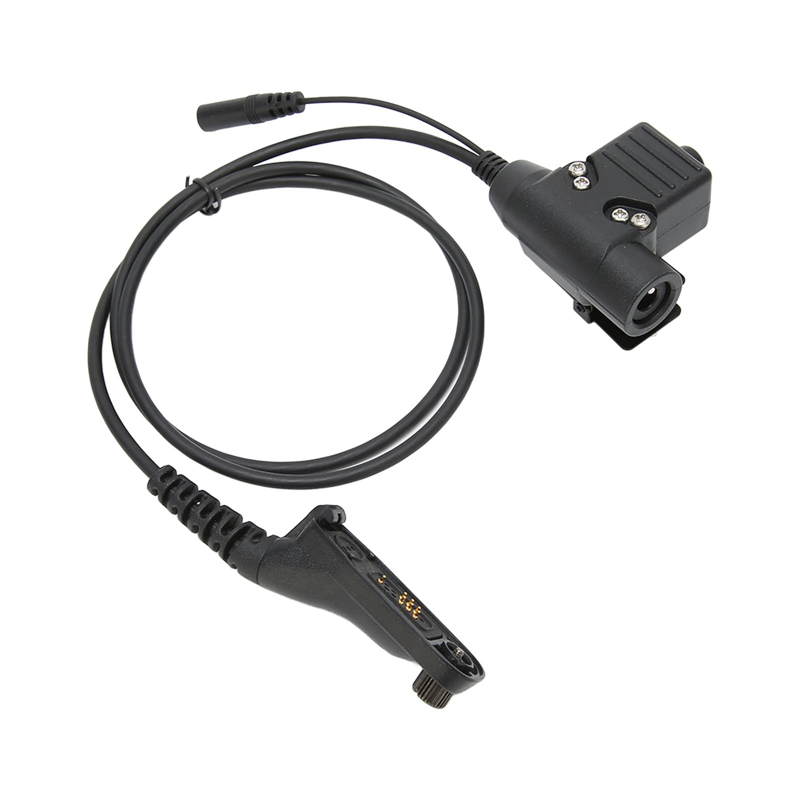 Elprico U94 PTT System for MOTOROLA XIR P8268 P8668 DP4400 DP4800, Military Adapter U94+Finger Microphone High Strength PTT