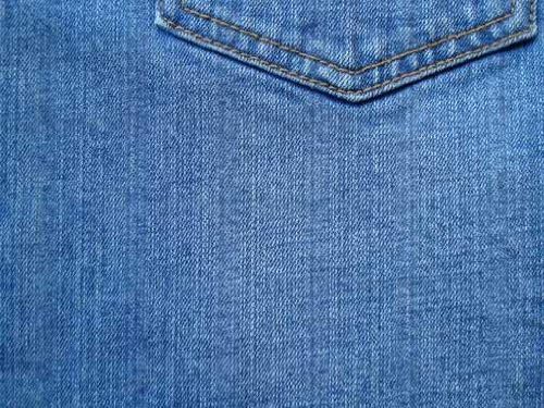LIGHT BLUE DENIM FABRIC, NEW CUT IN FRESH BOLT MADE BY SOUTH BEACH FABRIC