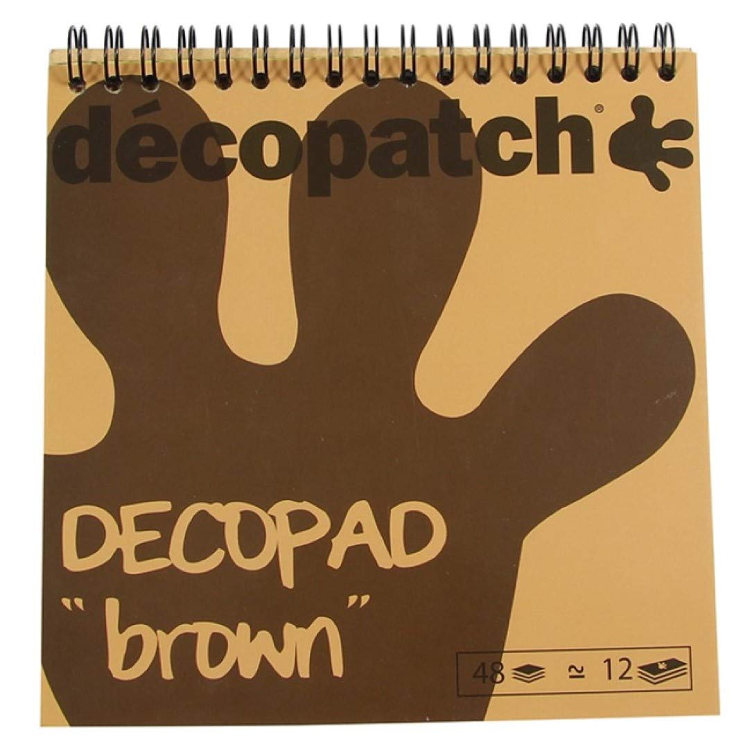 Décopatch Decopad Papers, 1x15x16cm - Browns
