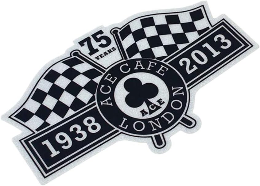 Langersun 1PCS Car Stickers 75 Years Cafe Racer London Motocycle Bike Stickers Car Styling 13x8cm