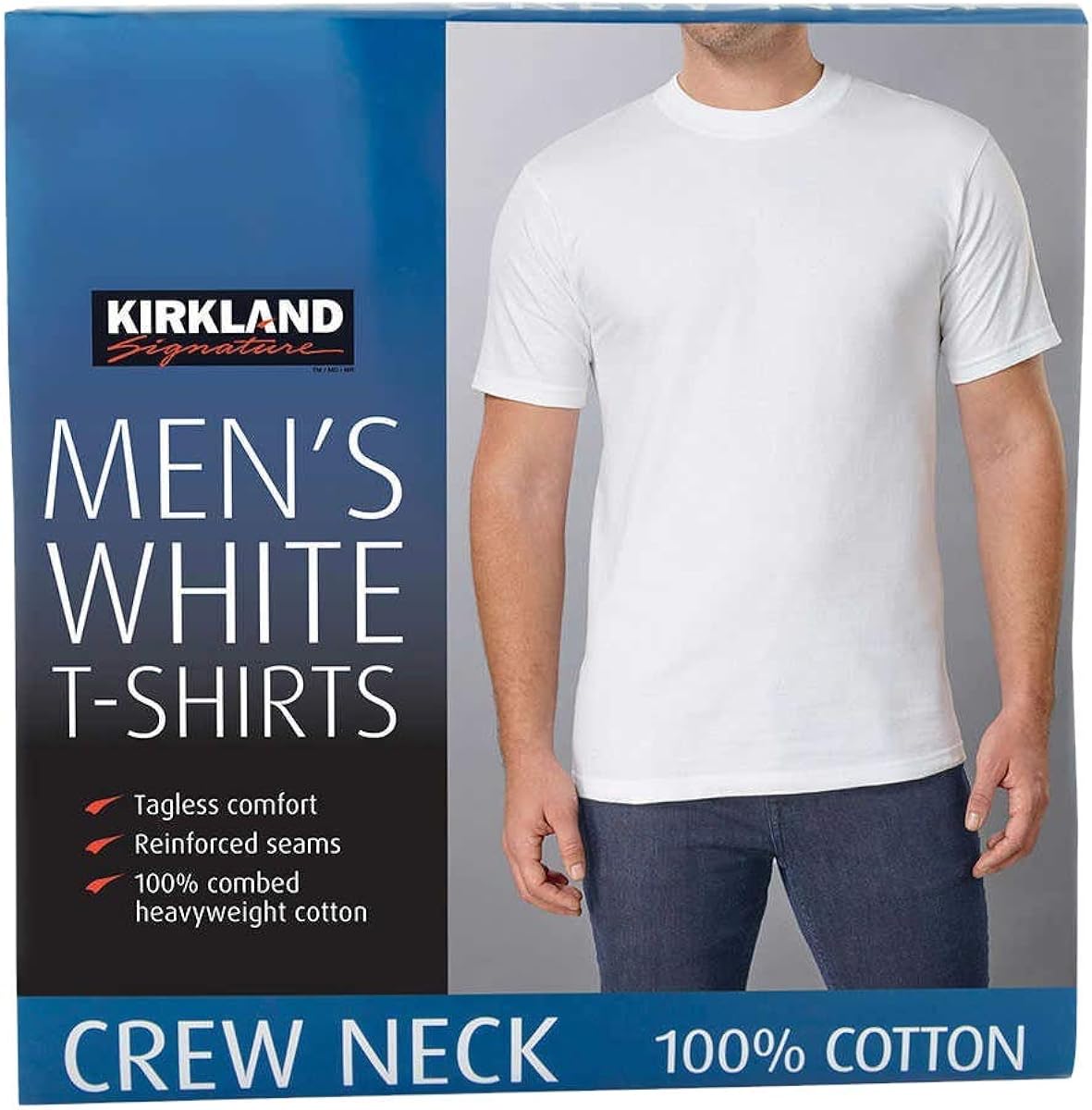 Pack of 6 Kirkland Signature Mens Crew 