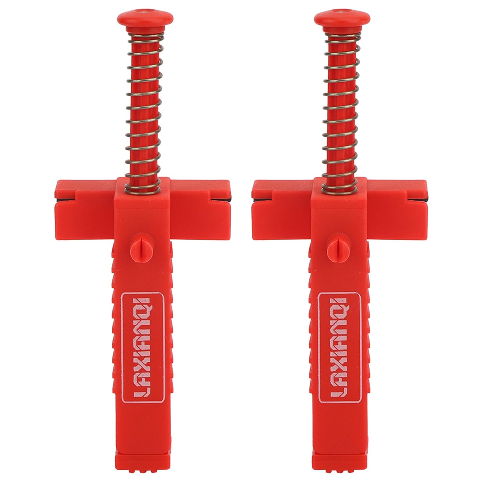 Brick Liner Clips, 2 Pieces, Red Plastic, 16.4 x 6.4 x 4.5cm, Leveling Measuring Tool for Masonry Construction