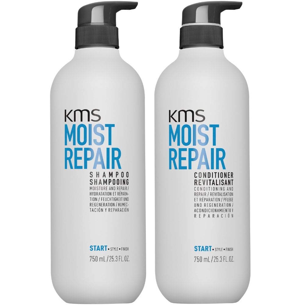 KMS MOISTREPAIR Shampoo & Conditioner, 25.3 Ounce