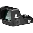 ZULISY OAKc 3 MOA Green Dot & 56 MOA Circle Reticle Reflex Sight for Astigmatism, fit RMR/407C Footprint Optics-Ready Cut Pistol, Shake Awake, 1x24mm Full Size Open Optics & Rifle Picatinny Mount