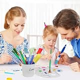 ZGTS 16Pcs Kids Paint Brushes Set with Palette Art Supplies for Children view 4