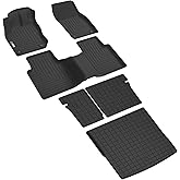 XINSHANGXIU Floor Mats & Cargo Liner for Volkswagen VW Tiguan 2025,TPE All Weather Protection Slush Floor Liner Accessories(Trunk Mat+Backrest Mat+Floor Mat)