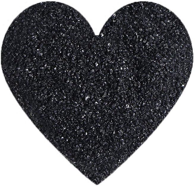 Weite 2mm Black Tourmaline Tumbled Chips Stone Crushed Crystal Quartz Pieces Irregular Shaped Stones (50g) (Black)