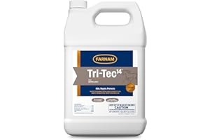 Farnam Tri-Tec 14 Fly Spray for Horses – Long-Lasting Insect Repellent Kills and Repels Flies, Gnats, Ticks & Mosquitoes, Conditions Coat – Up to 14 Days Protection – 128 oz