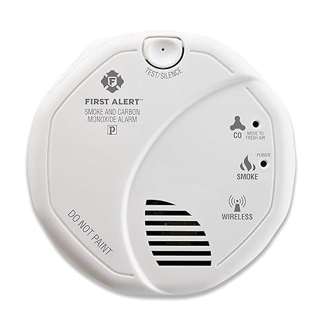 First Alert 2-in-1 Z-Wave Wireless Smoke Detector & Carbon Monoxide Alarm, Battery Operated (Renewed)