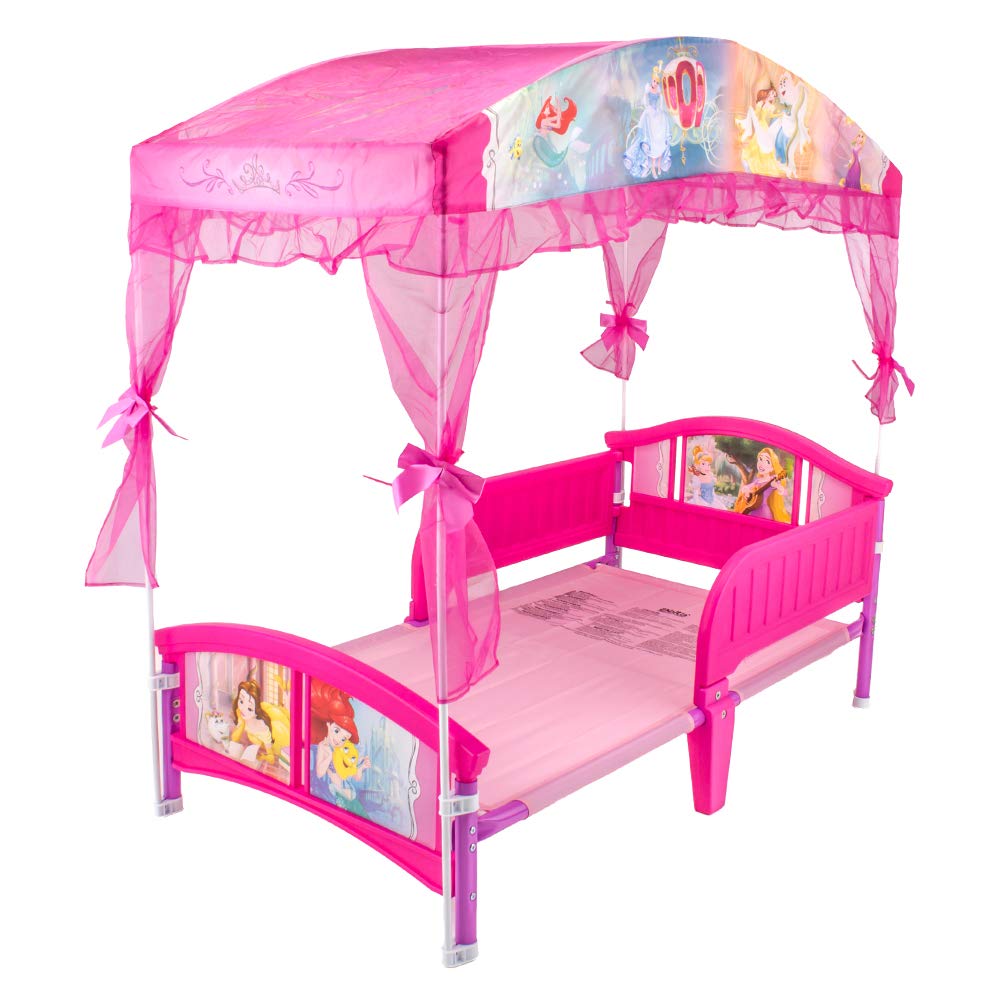 Princess デルタ Delta プリンセス B06xsjhwkp 並行輸入品 ps Bed 子供部屋 キャノピー付 Canopy 子供用ベッド Loomの特典付 キッズ 数量限定rainbow 天蓋 子ども用 ベビーベッド 品質満点