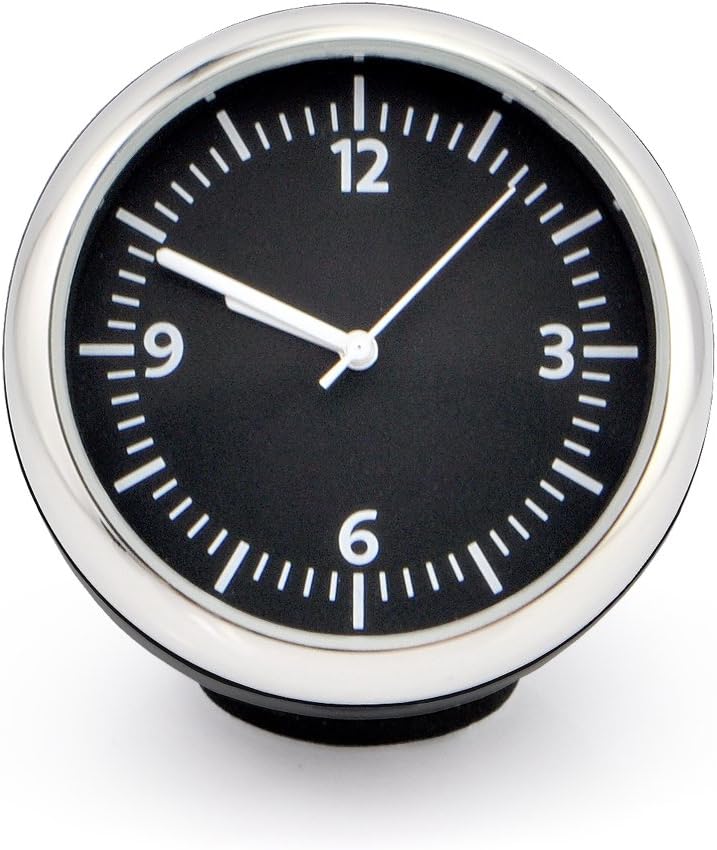 OLLGEN Car Auto Clock,Vehicle Dashboard Clock,Mini Classic Table Quartz Clock,High Accuracy,Battery Powered