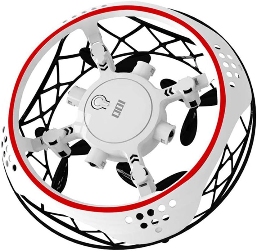 Goglor Hand Operated Drone, Infrared Induction Hand Controlled Mini Drone with LED Lights, Soft Material Protection Flying Helicopter Ball Drone for Kids