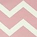 DII Non Woven Polyester Storage Bin, Chevron, Rose, Small Set of 2