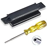 EEEKit 72 Pin Replacement Connector Cartridge Slot and 3.8mm Screwdriver Bit Open Tool for Nintendo NES 8 Bit System
