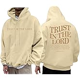PNORATM Christian Hoodies for Men Religious Faith Jesus Hoodie God Bible Verse Cross Sweatshirts Trendy Graphic Pullover