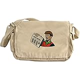 CafePress - Newsboy Newspaper Delivery Retro - Unique Messenger Bag, Canvas Courier Bag