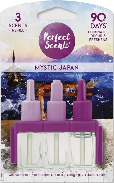 Perfect Scents Plug In Refill Air Freshener 3x20ml Mystical Japan 1 Pack