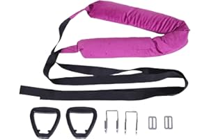 Hanging Back Traction Stretcher, Comfortable Double Hook Design Adjustable Waist Back Leg Stretch Strap for Home Gym Fitness 