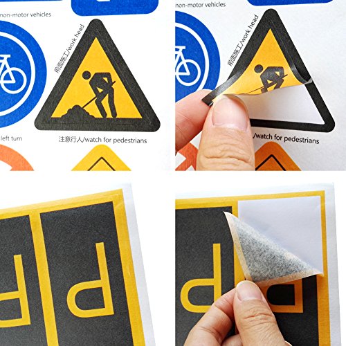 Play Road Tape Traffic Sign DIY Curves Tape 1.9" Width Railway Train Track Removable Sticker For Toy Car, Kids Development, Learning Play On Floor and Wall, Birthday and Holiday Gift