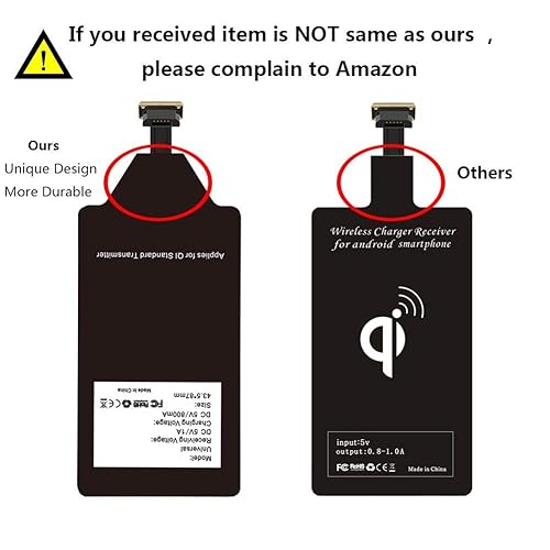 Wireless Charging Receiver Charger Adapter for LG Stylo G5 V20 K31  Samsung Galaxy A71 A70 A20 A10 J7 Googl