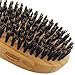 Beard Brush for Men - Handmade with Genuine Boar Bristles & All Natural Bamboo Wood - Reduces Itch, Conditions Hair & Adds Shine - Travel Gift Box - Facial Beards Mustache & Scalp Grooming Care