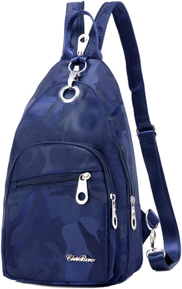LroHan Shoulder Backpacks Womens Crossbody Sling Chest Bags Travel Gym Bag Casual Daypacks, Navy
