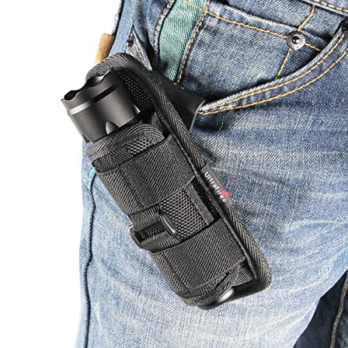 ULTRAFIRE Flashlight Holster, Baton Holder, Nylon Duty Flashlight
