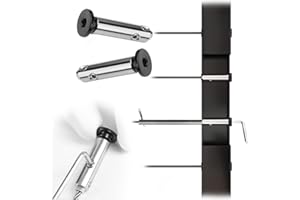 [Patent] Muzata 10 Pack 1/8" Black Swageless Invisible Cable Railing Kit Hardware Swageless Fittings Tensioner Hidden for 2"x2" Metal Post T316 Stainless Steel Deck Cable Railing System CB04