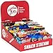 Variety Fun Office Snacks (100 Count) - Bulk Cookies, Chips, Crackers, Candy, Mixed Bars Variety Pack (Include Display Stand)