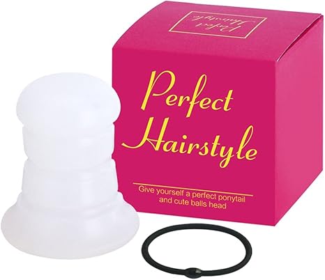 Ponytail Holder Hair Bump Insert Thick Hair Ties Crystal