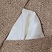 Royal Silk Fine White Silk Twill Pocket Square 100% Silk - Full-Sized 17