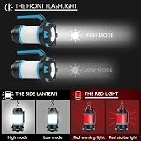 Flintronic Rechargeable Camping Lantern 1000 Lumen 6 Mode USB Power Bank view 2
