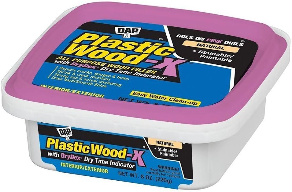 Dap 00541 8 oz. Plastic WoodX Stainable Wood Filler with DryDex Dry
