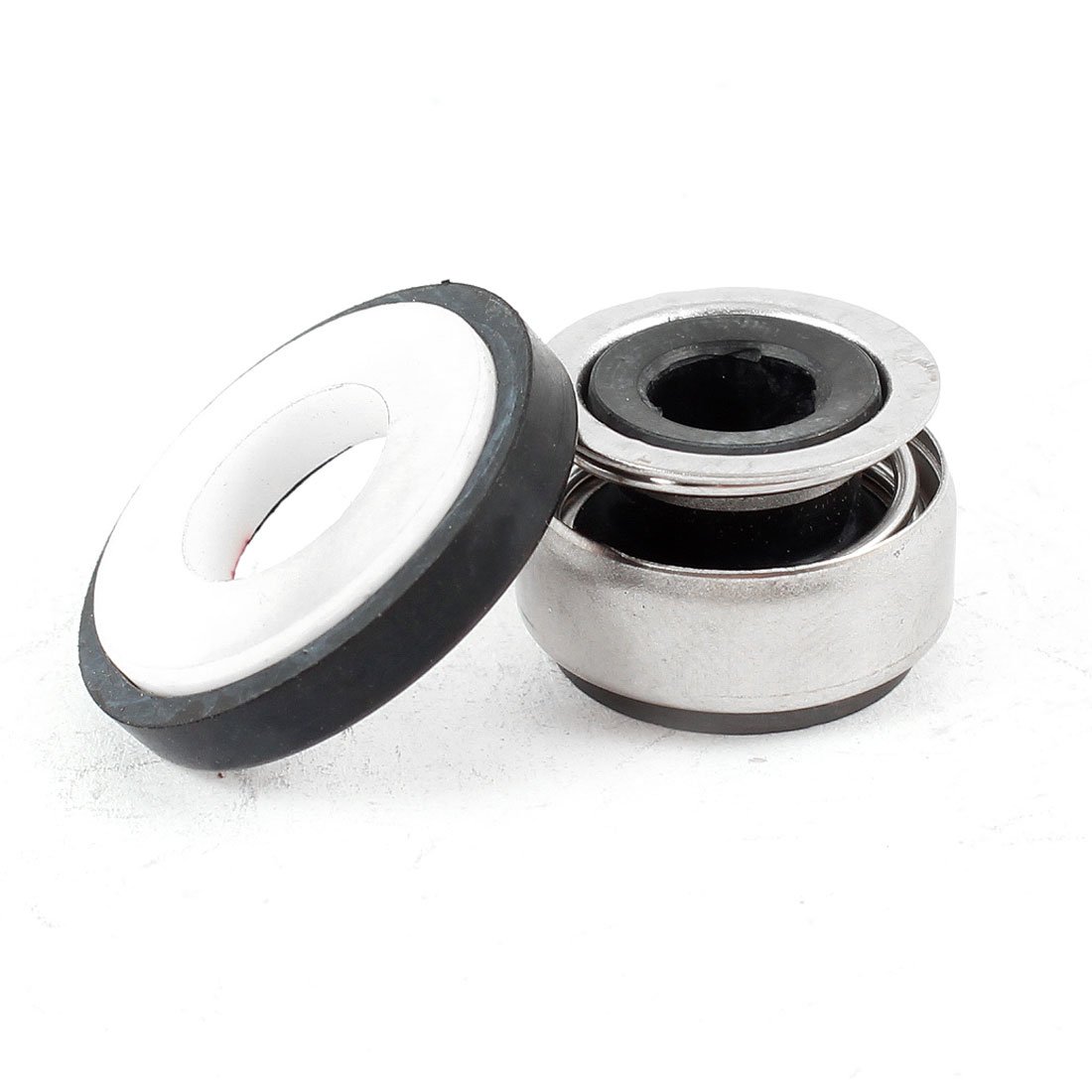 Sourcingmap Rubber Bellows Ceramic Rotary Ring Mechanical Seal 8mm Internal Dia
