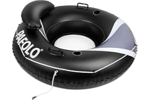 PAFOLO River Tubes for Floating Heavy Duty, Pool Float Adult, 53" Inflatable Float Tube for Beach Lake Rafting, River Floats with Mesh Bottom