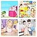 Vbiger Toddler Backpack Kids' Cartoon Carrying Bag Schoolbag (Rosy)