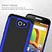 Alcatel A30 Case,ANLI(TM)[Shock Absorption] Drop Protection Hybrid Dual Layer Armor Protective Case Cover for Alcatel A30 (5.0 inch 2017 Released) Blue